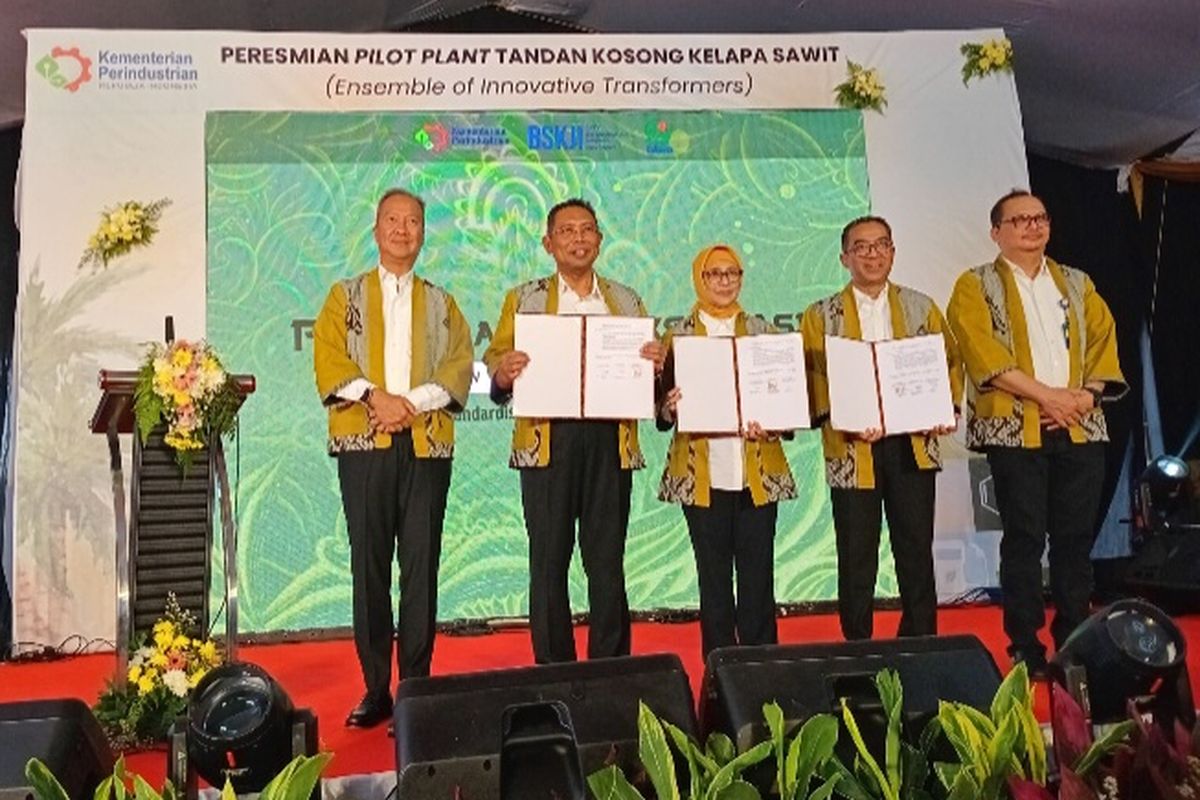 Dorong Hilirisasi Industri, Menperin Resmikan Pabrik Percontohan Limbah Sawit Halaman all
