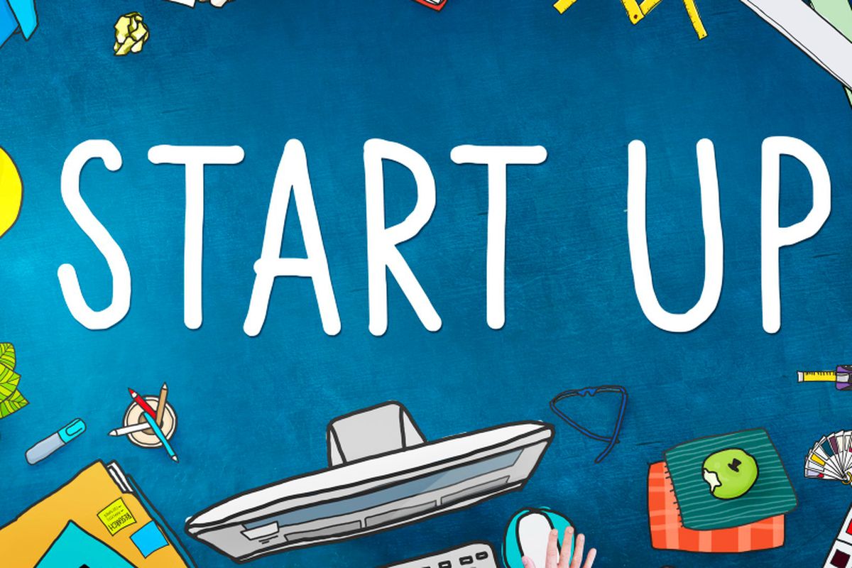 Ilustrasi perusahaan rintisan atau startup. 