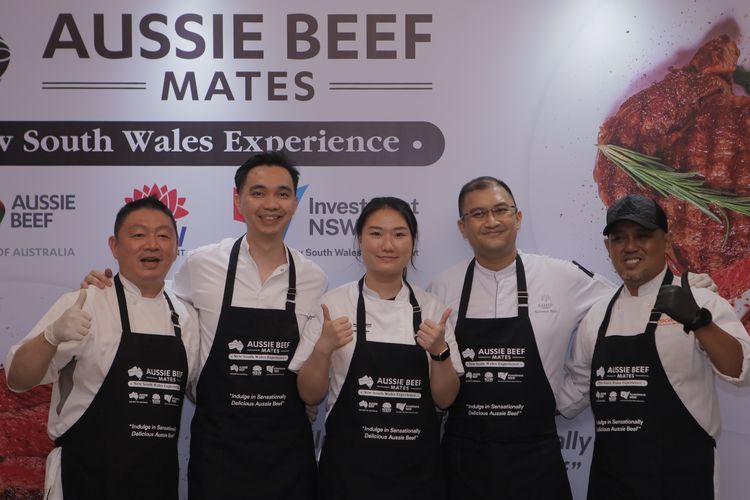 Aussie Beef Mates terdiri dari Chef Kartika Chandra, Chef Stefu Santoso, Chef Freddie Salim, Chef Muhammad Maliki (berkolaborasi dengan Chef Lukman Hakim), dan Chef Rahmatullah Awaludin. 