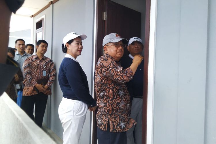 Wakil Presiden Jusuf Kalla melakukan kunjungan kerja ke Kota Palu, Sulawesi Tengah, Senin (7/10/2019).