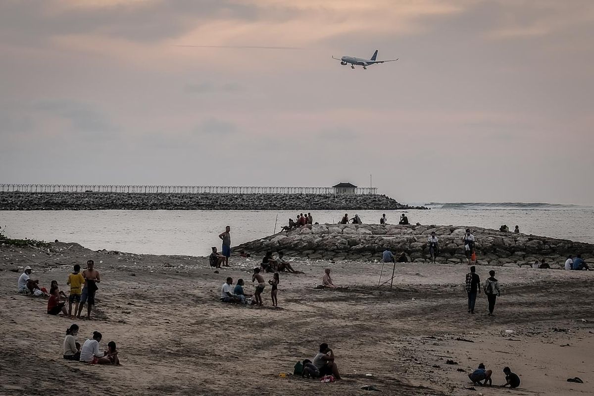 Ilustrasi Pantai Jerman di Bali.