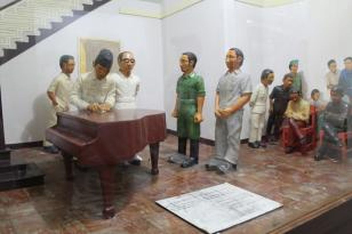 Museum Joang 45 yang berlokasi di di dalam Gedung Joang '45, Jl. Menteng Raya 31, Jakarta, merupakan catatan sejarah mengenai berbagai peristiwa menjelang kemerdekaan RI, Minggu (17/1/2016).