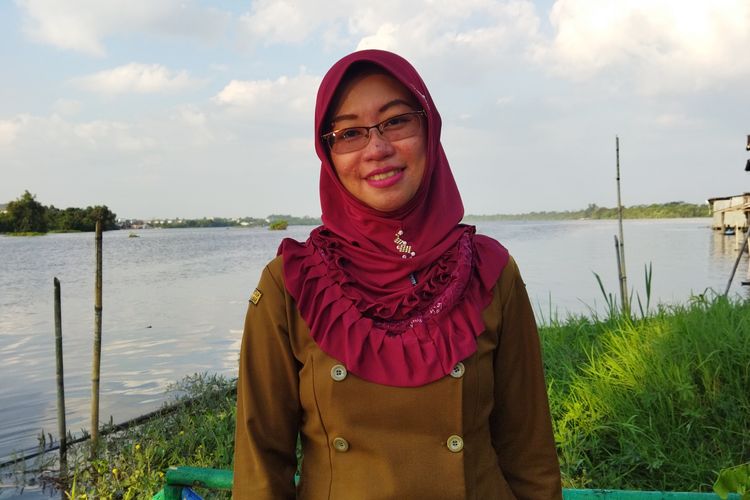 Kepala Puskesmas Sekura Elvira Ismail saat ditemui di Puskesmas Sekura, Kecamatan Teluk Keramat, Kabupaten Sambas, Provinsi Kalimantan Barat, Selasa (29/8/2023).