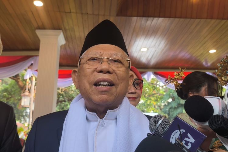 Hadiri HUT ke-81 RI di Istana Merdeka, Ma'ruf Amin Harap Kerukunan Bangsa Tetap Terjaga