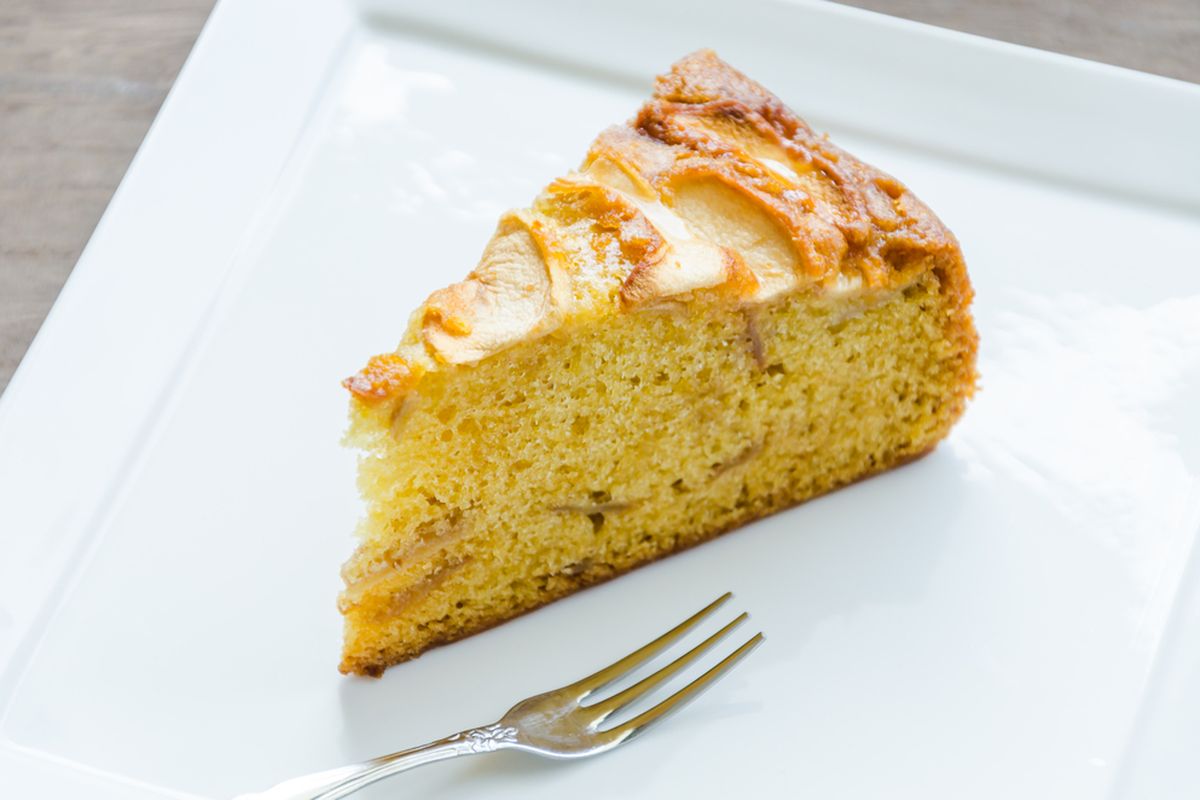 ilustrasi apple cake. 