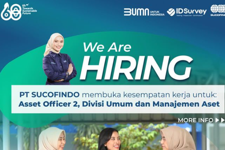Sucofindo Buka Lowongan Kerja hingga 28 Oktober 2024, Simak Persyaratannya