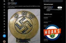 INFOGRAFIK: Tidak Benar BMW Pernah Memakai Logo Swastika Milik Nazi