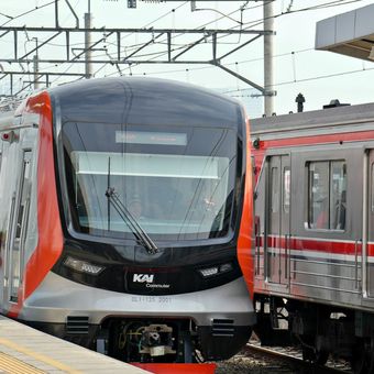 Ilustrasi KRL.