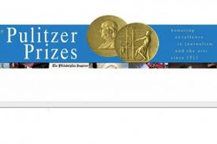 Medali emas penghargaan Pulitzer yang menjadi 