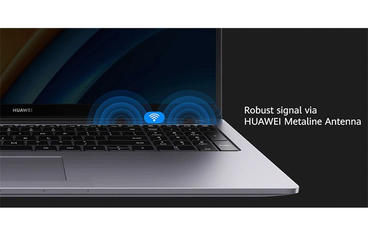 Huawei MateBook D16 mengunggulkan koneksi internet yang lebih stabil.