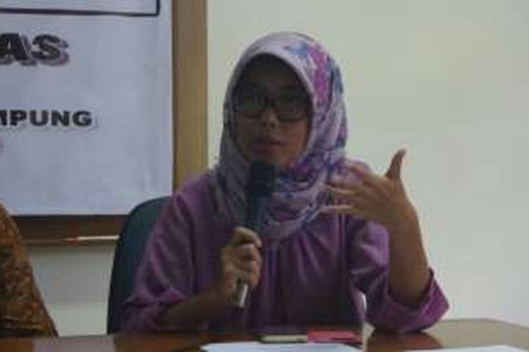 Peneliti Lembaga Independensi Peradilan (LeIP), Liza Farihah