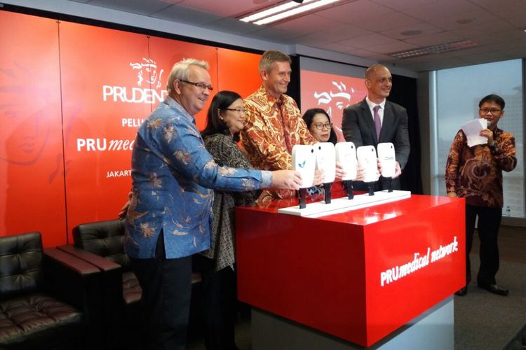 Peluncuran Produk PRUmedical Network di  di Gedung Prudential Center, Jakarta, Kamis (16/11/2017).