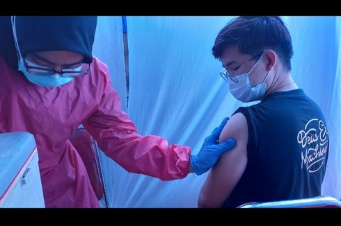 1.400 Pedagang di Kota Tangerang Disuntik Vaksin Covid-19 Hari Ini
