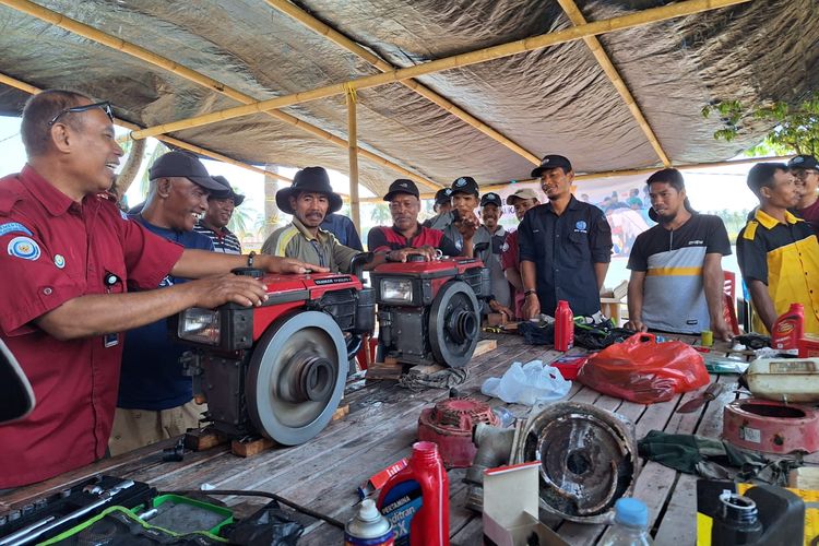 Pelaksanaan program SFV untuk optimalkan budi daya perikanan di Desa Ajakkang, Sulawesi Selatan.