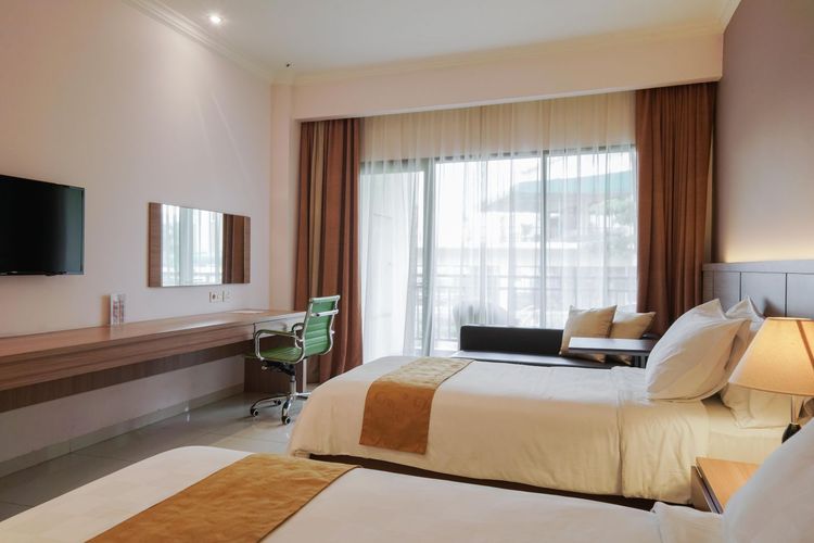 Ilustrasi salah satu kamar di Azana Green Peak Resort Cisarua Bogor, salah satu hotel dekat Cimory Dairyland Puncak.