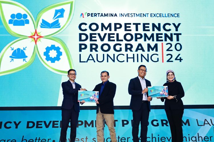Pertamina meluncurkan program baru bernama Competency Development Program, di Grha Pertamina, Jakarta (17/5/2024).
