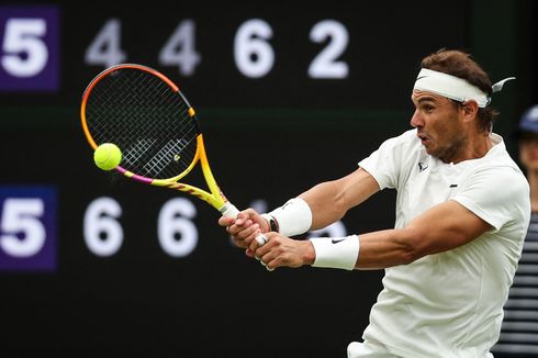 Wimbledon 2022: Cedera Otot Perut, Nadal Ragu Tampil di Semifinal