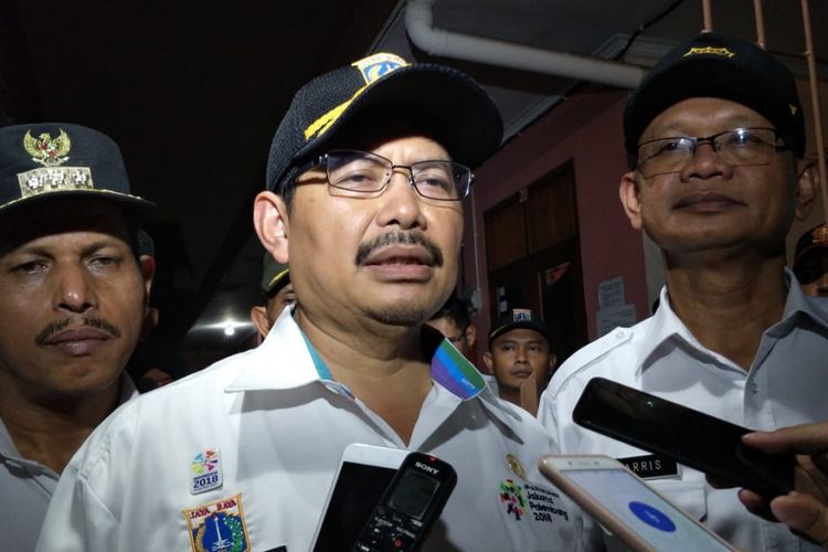 Wali Kota Jakarta Selatan Marullah Matali di Cipulir, Jakarta Selatan, Rabu (11/7/2018).