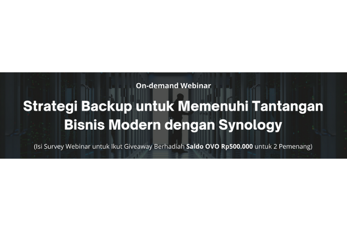 Webinargratis dari Synology. 