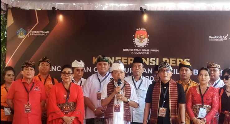 Daftar Lengkap Cagub-Cawagub Pilkada Bali 2024