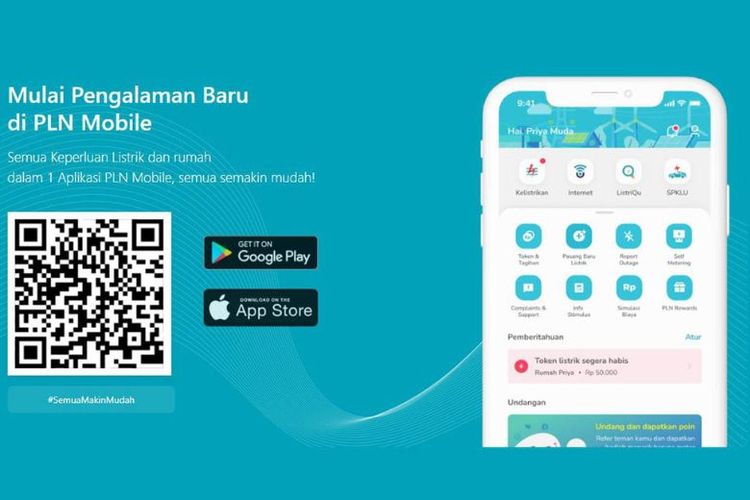 Aplikasi PLN Mobile.