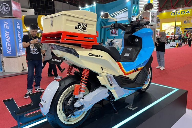 Modifikasi motor listrik Maka Cavalry