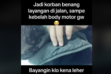 Video Pengendara Motor Hampir Kena Benang Layangan, Pentingnya Pakai Jaket Proper