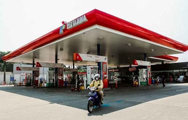 Ilustrasi SPBU Pertamina.