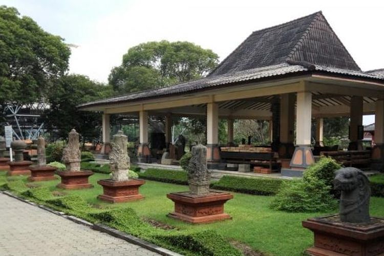 Museum Trowulan di Mojokerto, di Jawa Timur.