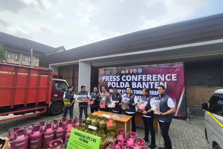 Polisi Bongkar Pengoplosan Elpiji 3 kg di Lebak Banten, Tiga Pelaku Ditangkap