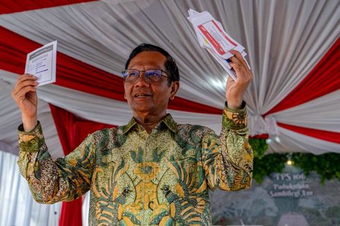 Usai Mencoblos, Mahfud Harap Indonesia Dapat Pemimpin yang Baik