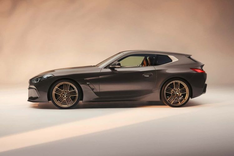 BMW resmi memperkenalkan BMW Concept Touring Coupe di Villa d'Este Concours d'Elegance 2023.