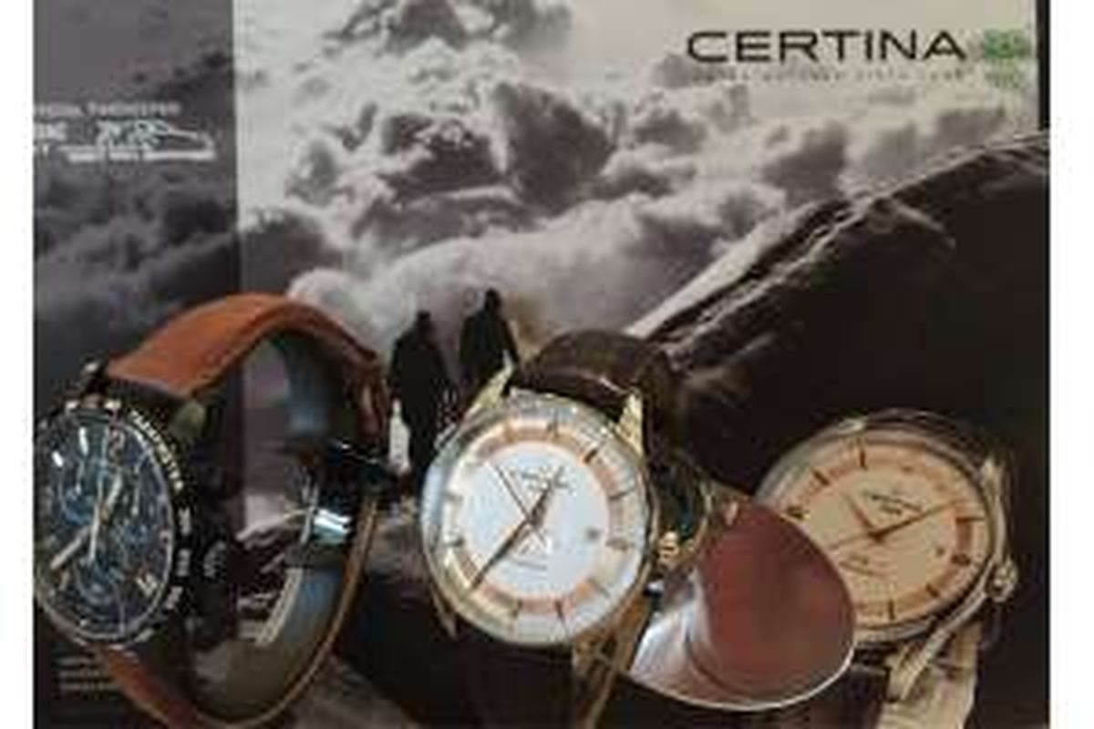 Jam tangan DS Podium Chronograph dan DS-1 Powermatic 80 oleh Certina.