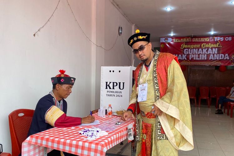 TPS Bernuansa Budaya Tionghoa di Sukabumi, Tarik Perhatian Pemilih Pilkada 2024