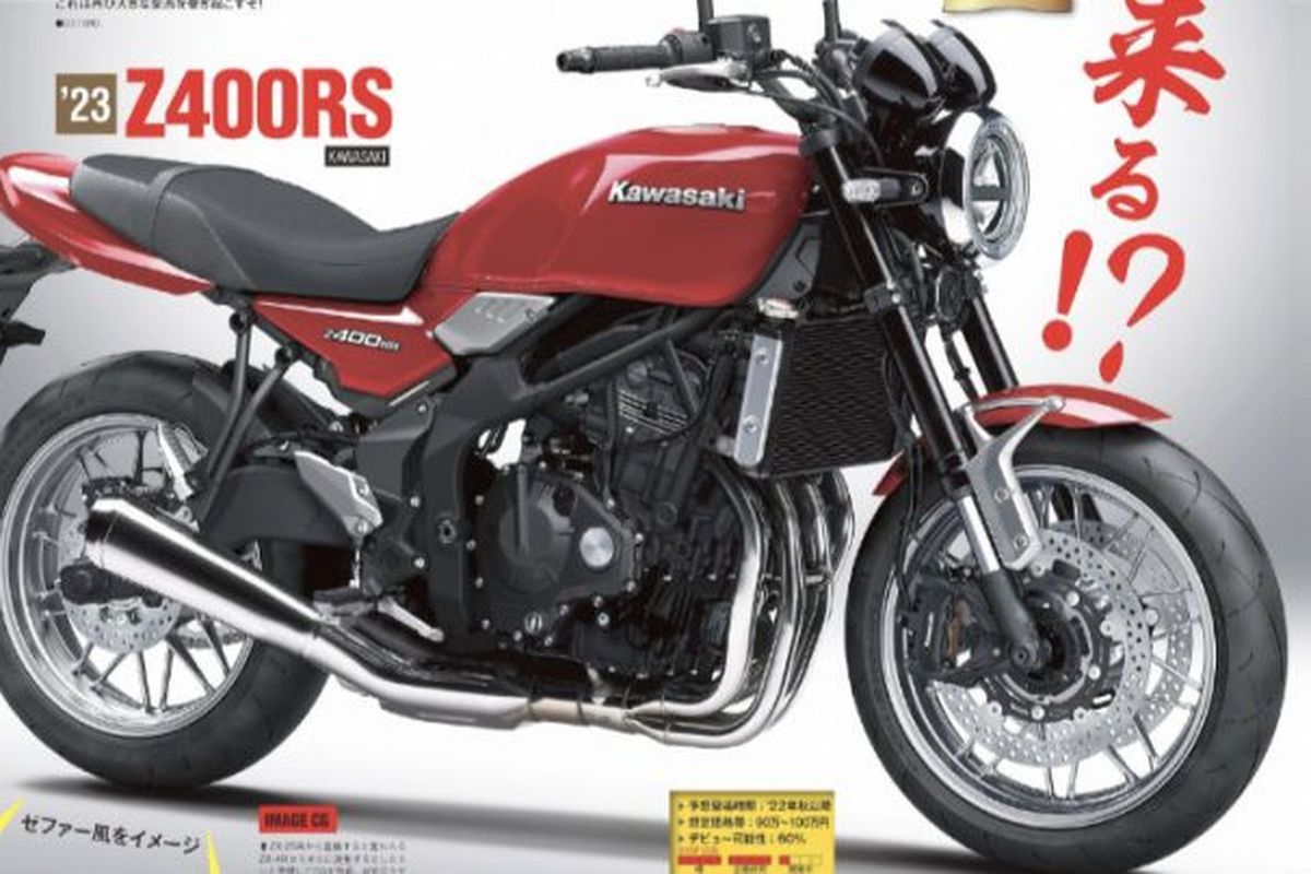 Rumors Kawasaki bakal merilis Kawasaki Z400RS berjantung 4-silinder.