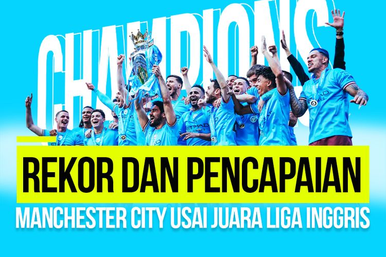 INFOGRAFIK: Rekor Dan Pencapaian Manchester City Yang Jadi Juara Liga ...