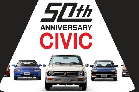 50 Tahun Honda Civic, Catat Penjualan 28 Juta Unit 