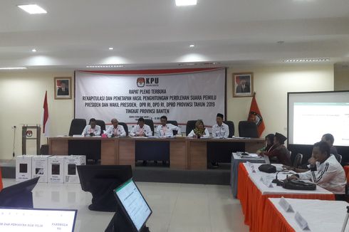 KPU Banten Rampungkan Rekapitulasi 5 Daerah, Tangerang Selatan Belakangan