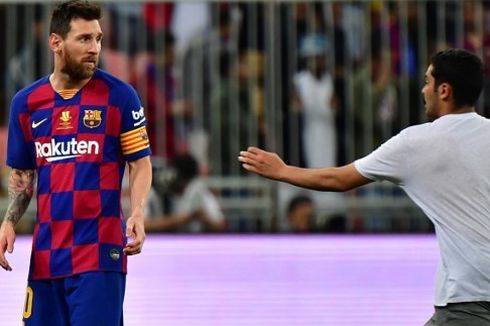Messi di Kekalahan Barca, Ribut dengan Felix hingga Dipeluk Penyusup