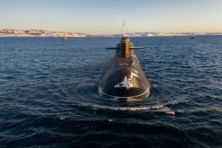 Ilustrasi kapal selam nuklir