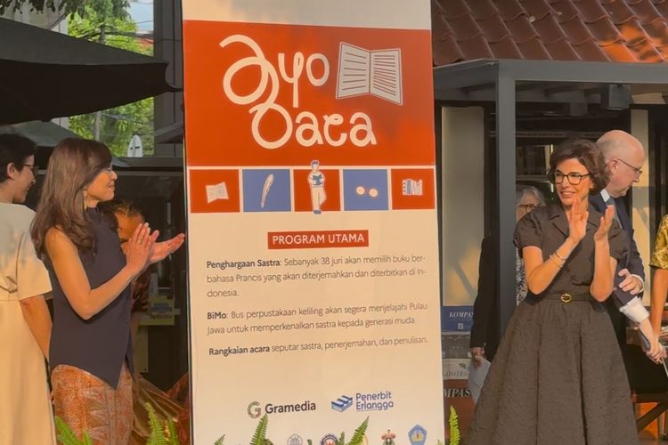 Prancis-Indonesia Kerja Sama Bidang Literasi, Tunjuk Gramedia Terbitkan Buku Terjemahan 