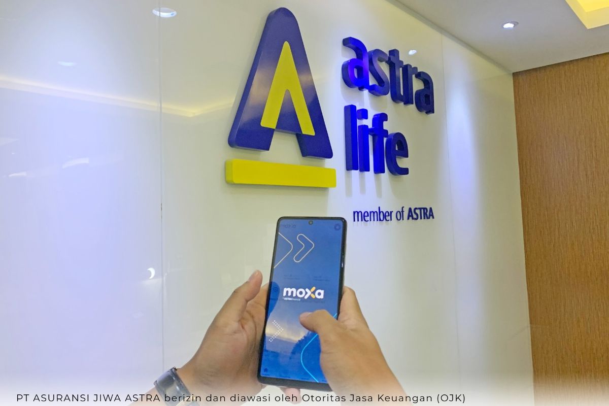 Ilustrasi kerja sama Astra Life dan Moxa