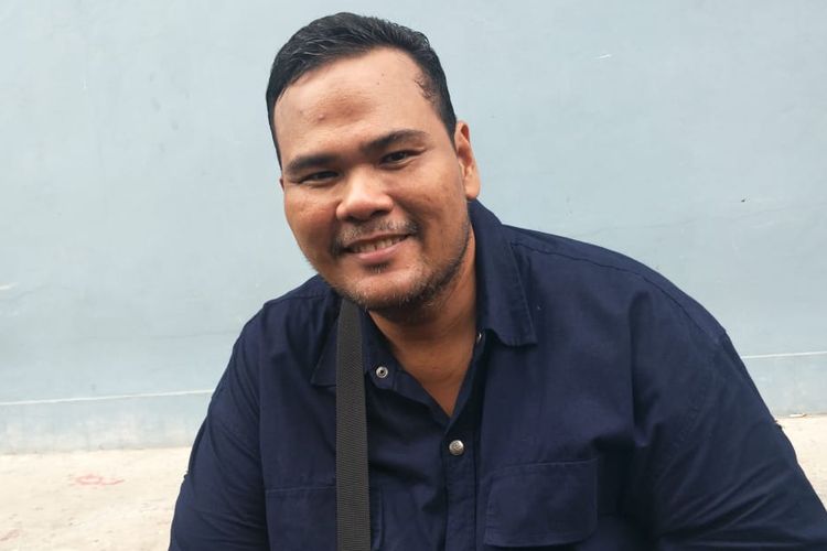 Fahmi Bo saat ditemui di kawasan Tendean, Jakarta Selatan, Senin (8/4/2019).