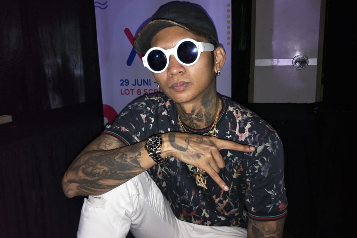 Young Lex saat ditemui dalam sebuah acara di kawasan SCBD, Senayan, Jakarta Selatan, Jumat (29/6/2018).