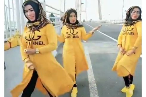 Video Viral 3 Wanita Bermain TikTok di Jembatan Suramadu, Ini Kata Polisi