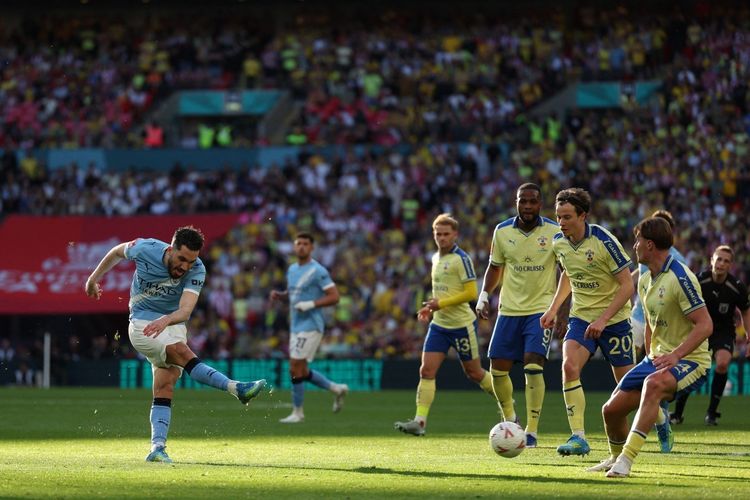 Hasil Man City Vs Southampton 2-1, The Citizens ke Final Piala FA