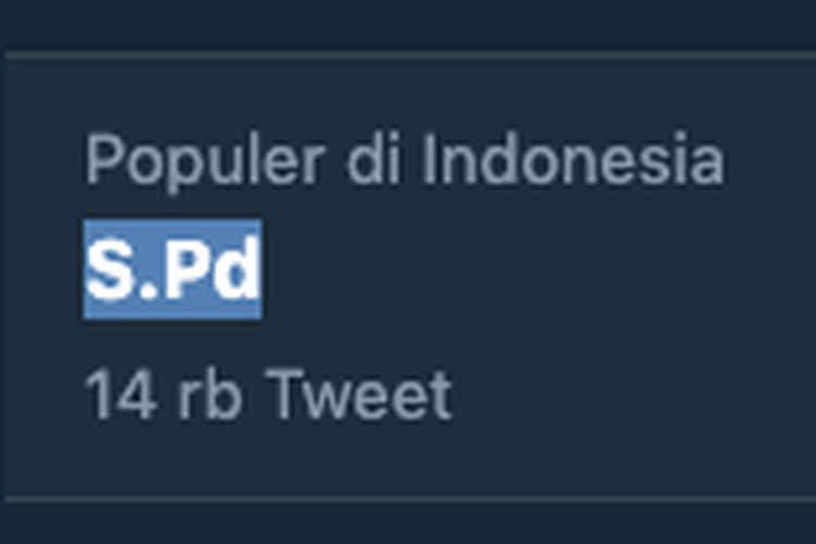 Trending S Pd Di Twitter Ini Aturan Dan Daftar Gelar Akademik Di Indonesia Halaman All Kompas Com