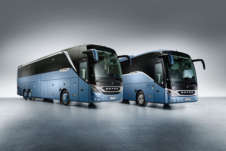 Die neue Generation der Reisebusse Setra ComfortClass und TopClass 

New generation of Setra ComfortClass and TopClass coaches 