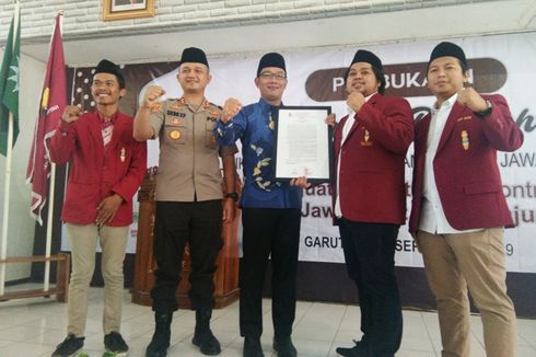 Ridwan Kamil Janji Sampaikan Tuntutan IMM Jawa Barat kepada Presiden