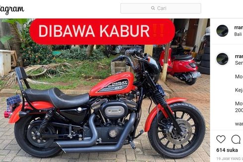 Pencuri Bawa Kabur Motor Harley di Ciputat dengan Modus 